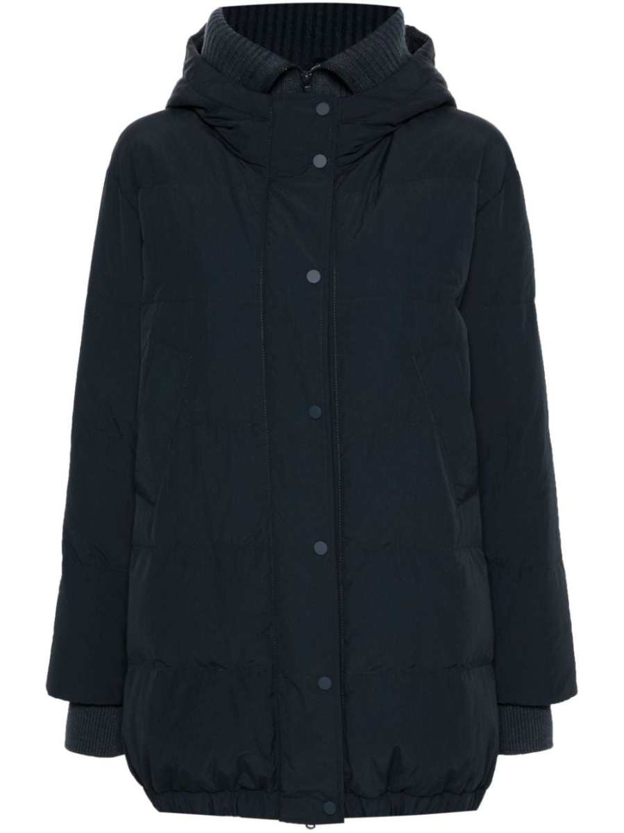 padded hooded jacket