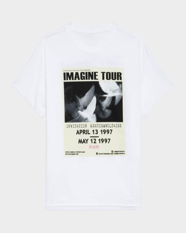 Tommer Imagine Tour Graphic Concert T-Shirt