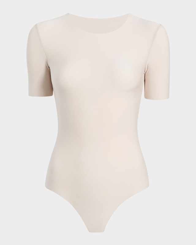 Butter Short-Sleeve Crewneck Bodysuit