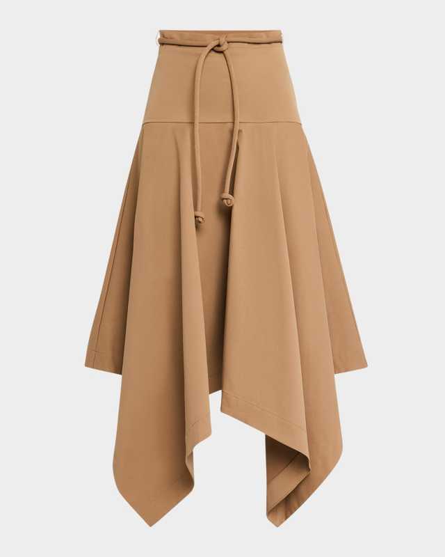 Mosaico Belted Handkerchief Skirt