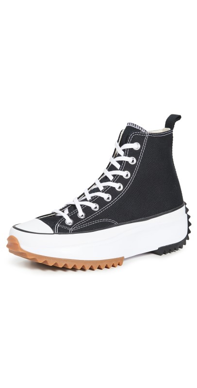 Converse Run Star Hike Hi Sneakers Black/White/Gum