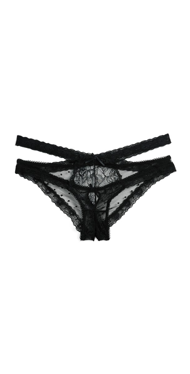 Honeydew Intimates Nichole Lace Panties Black