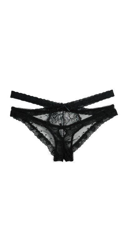 Honeydew Intimates Nichole Lace Panties Black