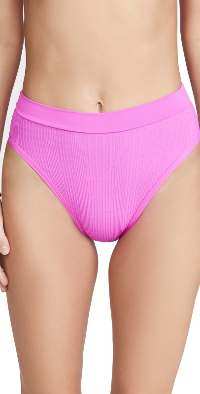 LSPACE Frenchi Bikini Bottoms Bright Fuchsia