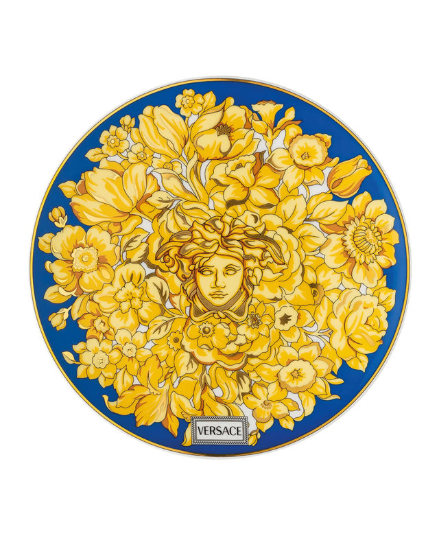 Medusa Rhapsody Blue Bread & Butter Plate