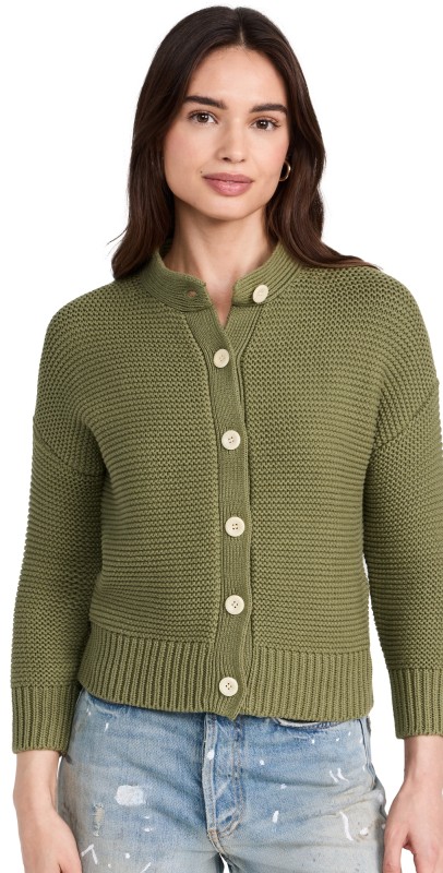 Alex Mill Nico Chunky Cardigan Faded Grove