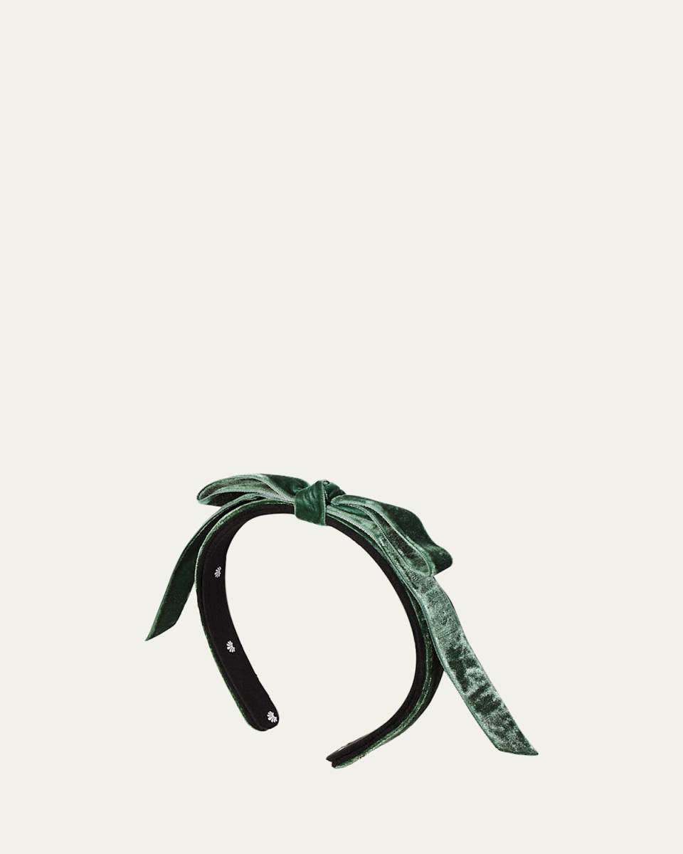 Bardot Ribbon Velvet Slim Headband
