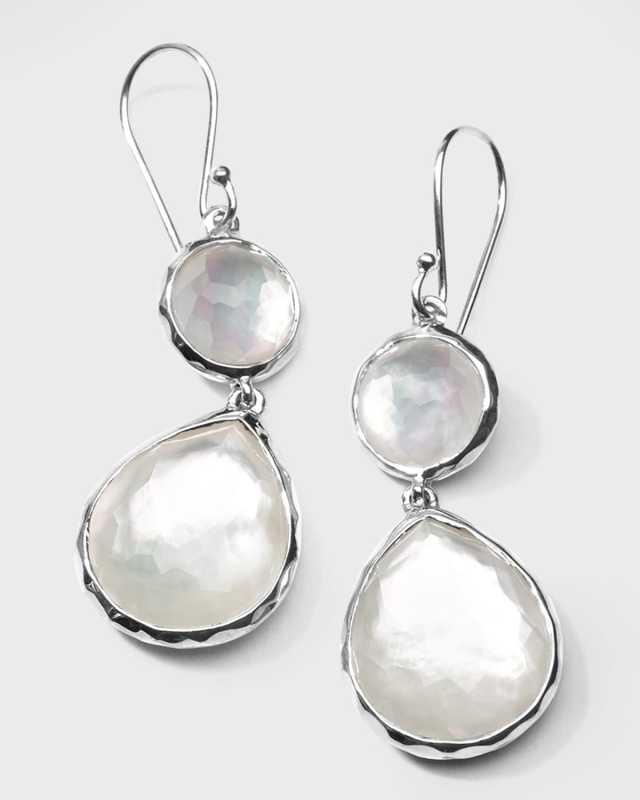 Double Drop Earrings in Sterling Silver