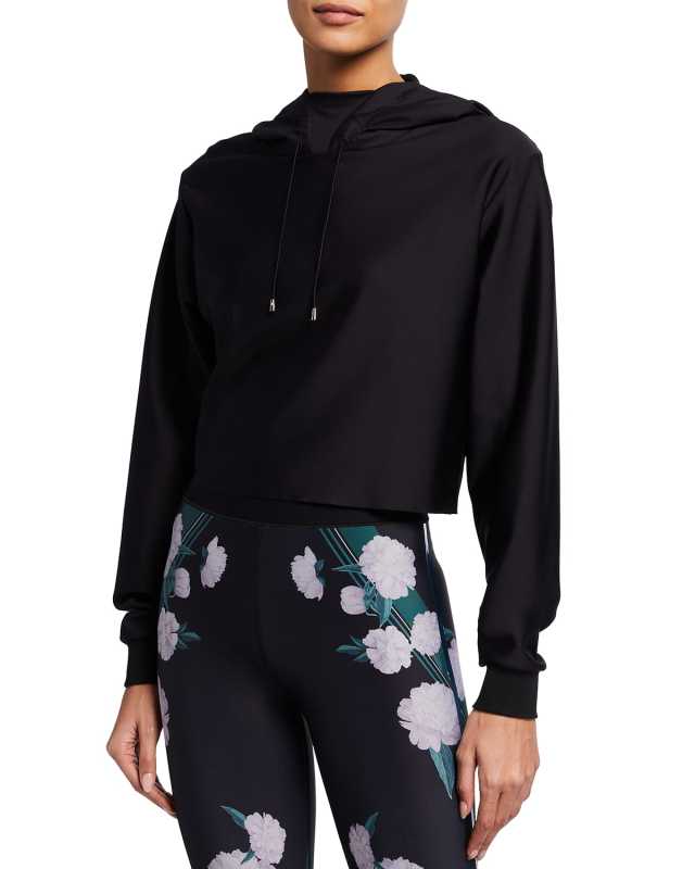 Lynx Cropped Pullover Hoodie