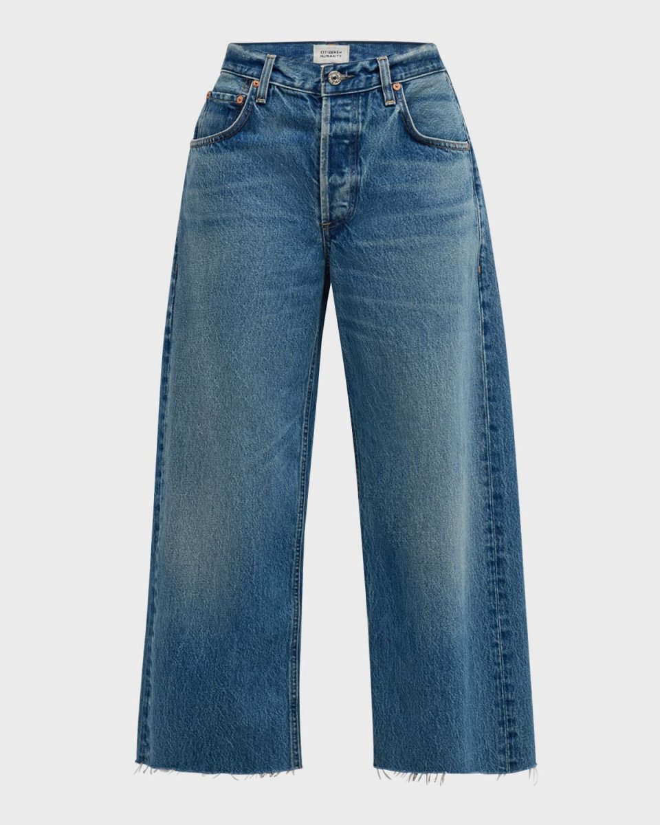 Ayla Raw Hem Cropped Jeans