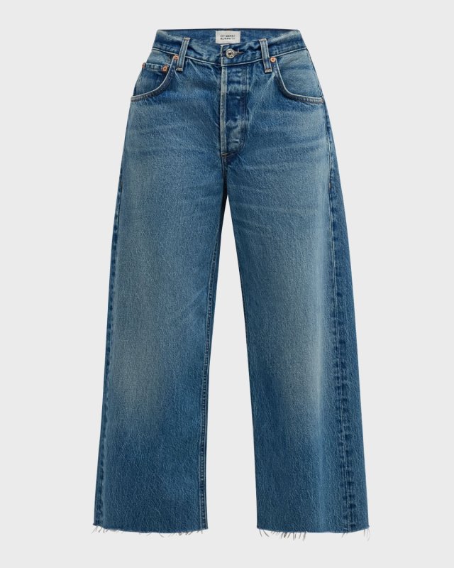 Ayla Raw Hem Cropped Jeans