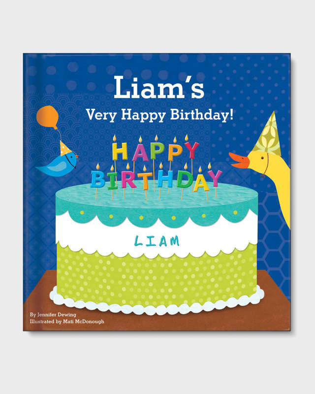 "My Very Happy Birthday Boy" Book by Jennifer Dewing, Personalized