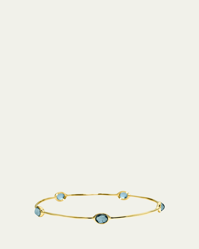 5-Stone Bangle in 18K Gol