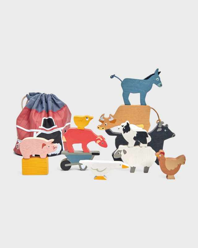 Kid's Stacking Farmyard Play Set