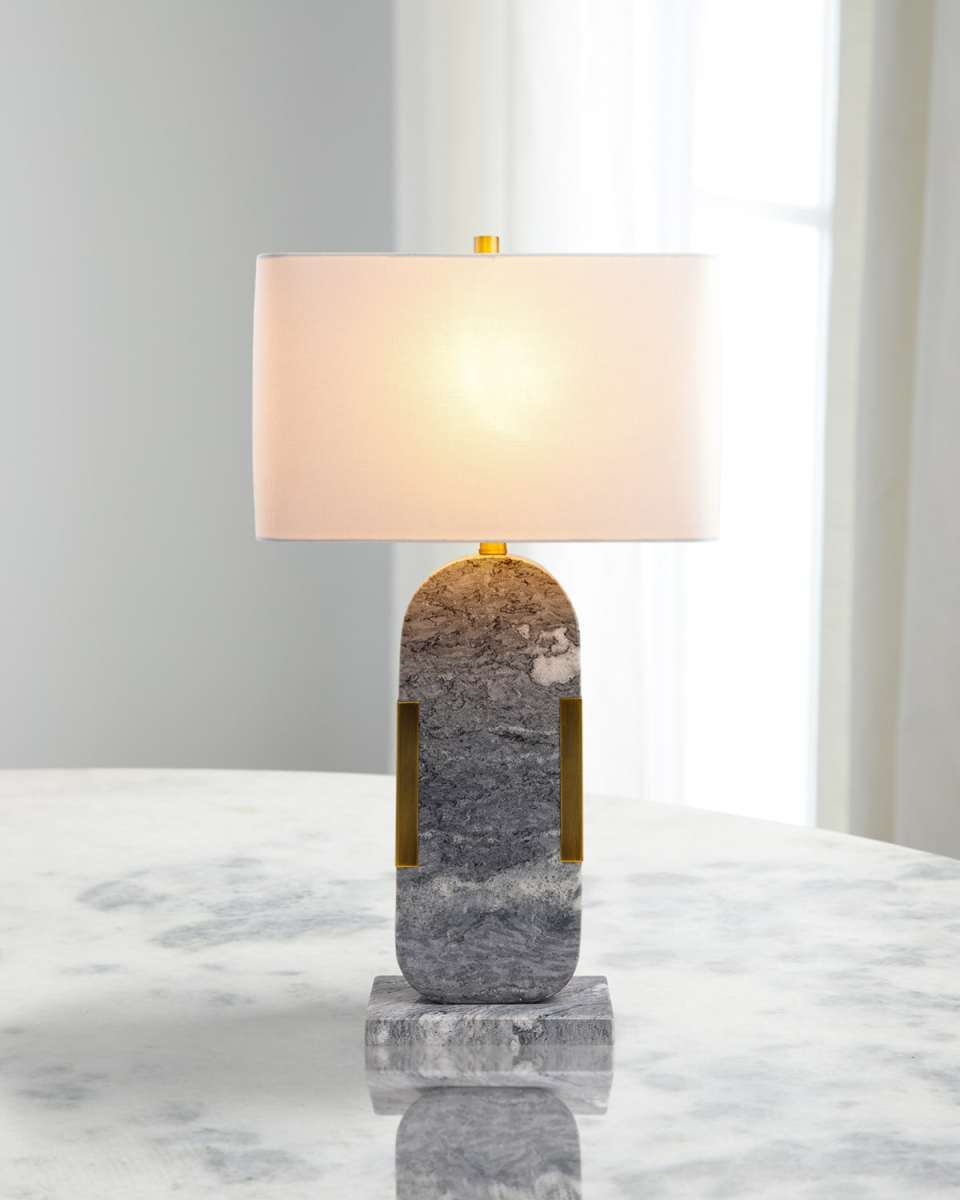 Auroria 28" Marble Table Lamp