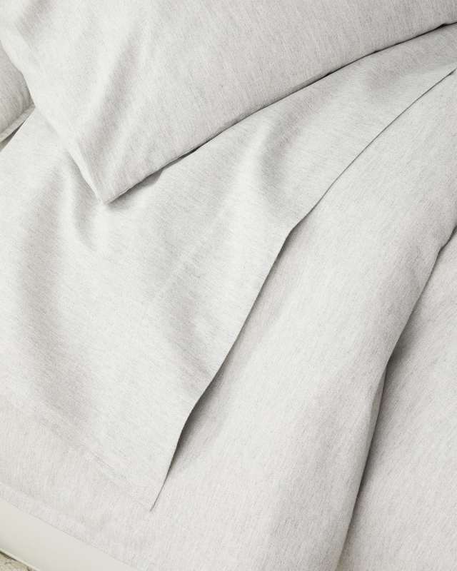 Bamboo Flannel Queen Flat Sheet