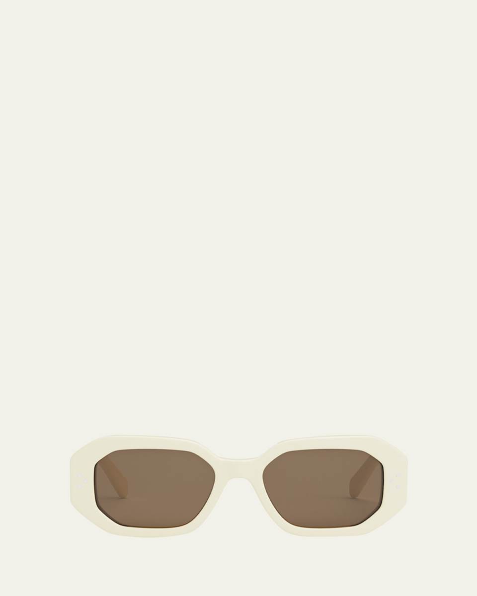 Bold 3 Dots Square Acetate Sunglasses