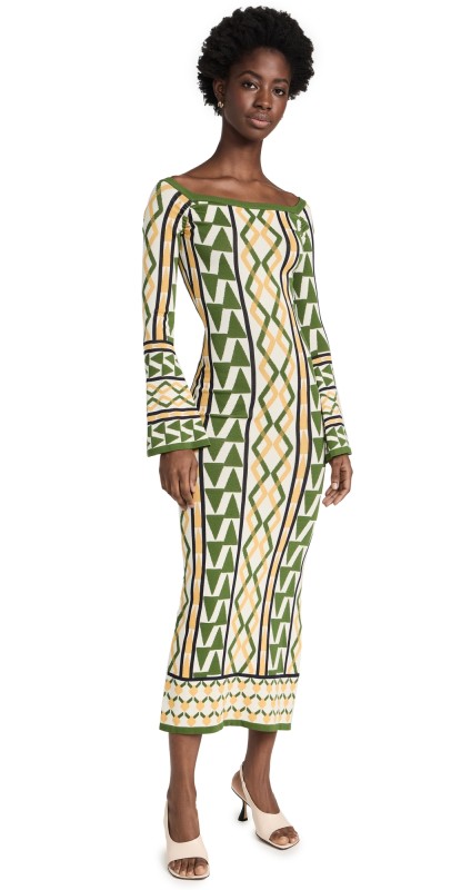 MISA Jaquetta Dress Limoncello Geo JQ