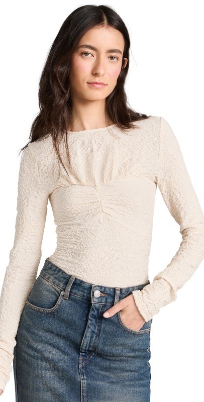 Isabel Marant Floride Blouse Ecru