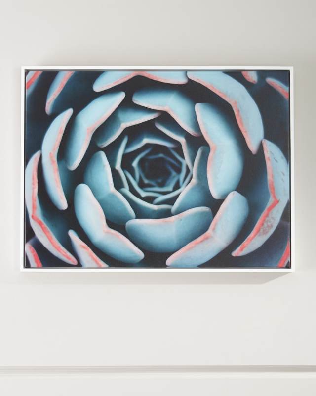 "Close-Up" Photography Print on Canvas Framed Handmade Wall Art