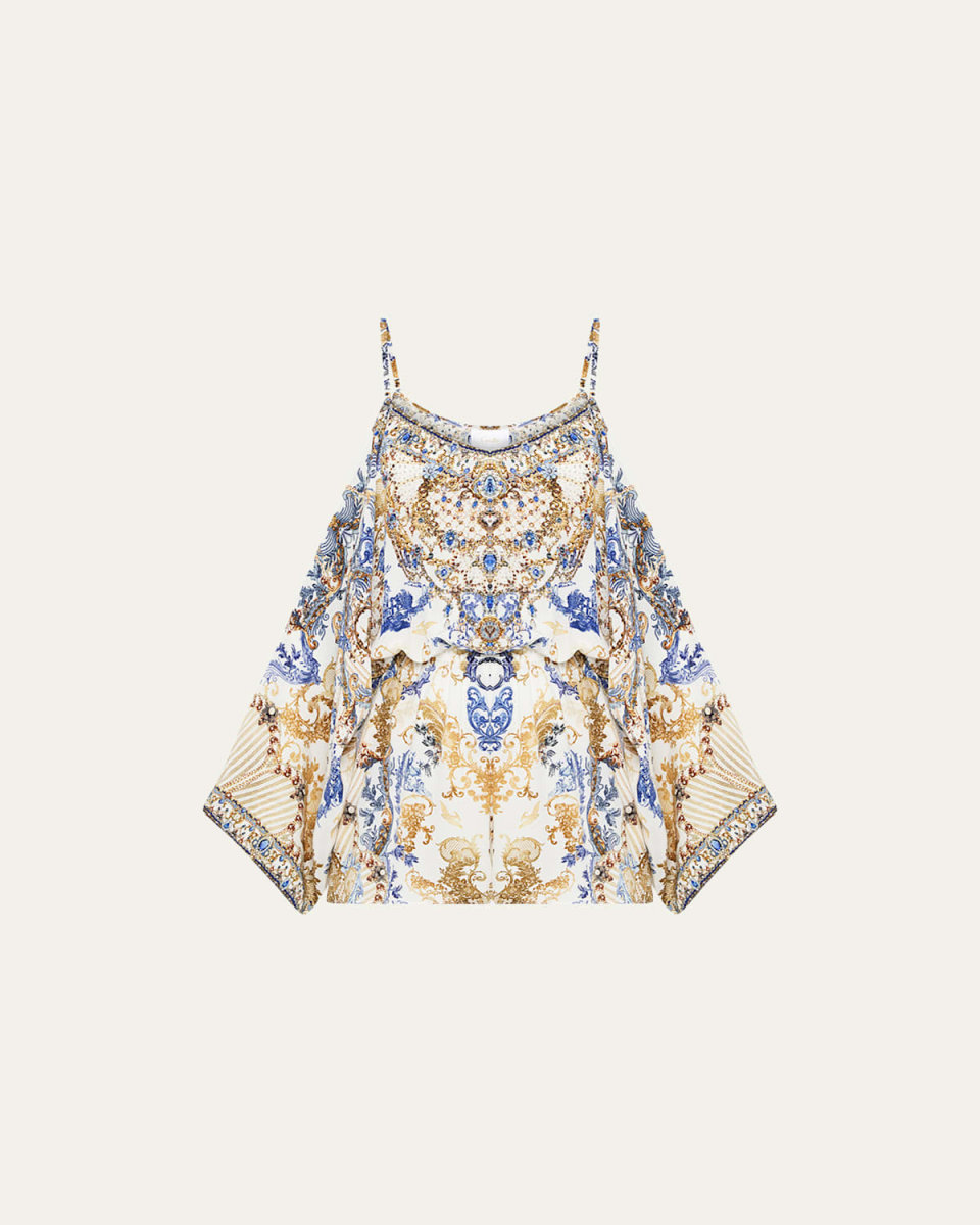 Soul Searching Drop-Shoulder Playsuit