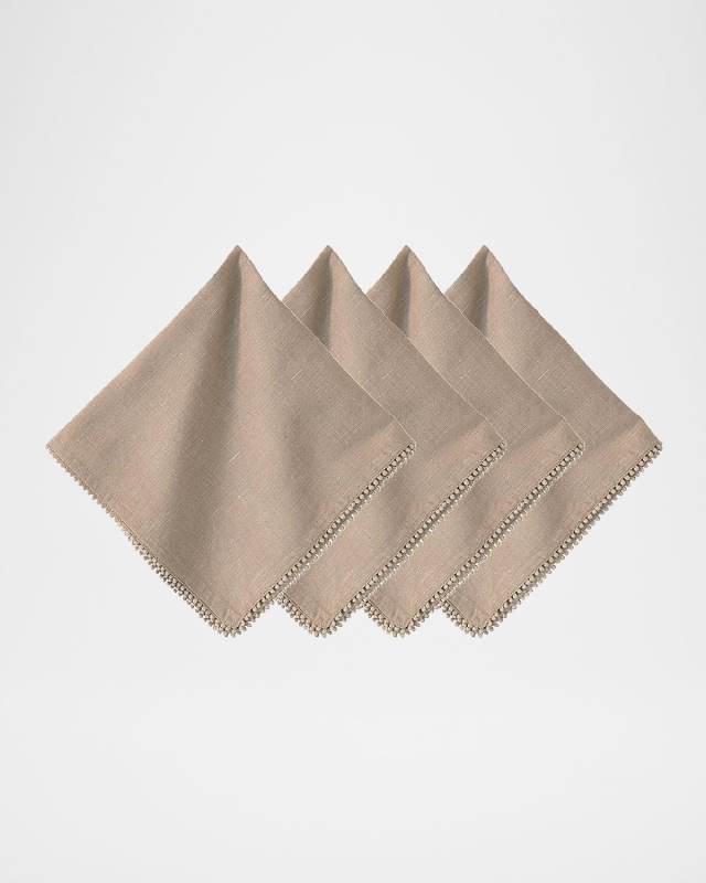 Berry Trim Blush Napkin, Set of 4