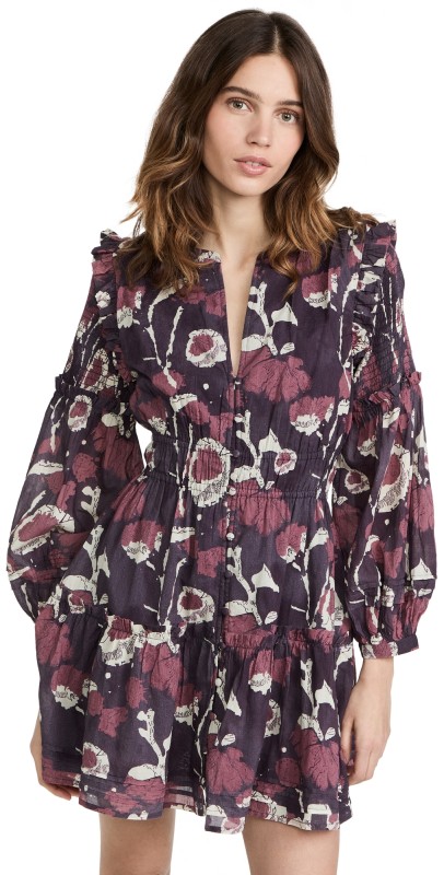 Cleobella Rainey Mini Dress Abstract Print