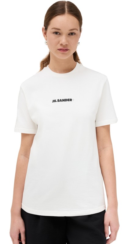 Jil Sander Short Sleeve T-Shirt Porcelain