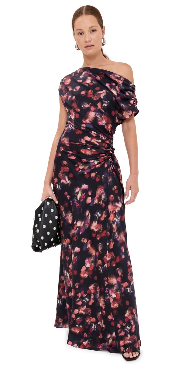 A. L.C. Poppy Gown Navy Multi