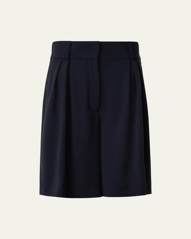 Finnick Cool Wool Bermuda Trousers