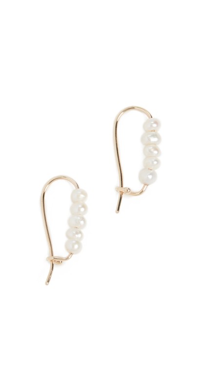 Ariel Gordon Jewelry 14k Stickpin Studs Pearl