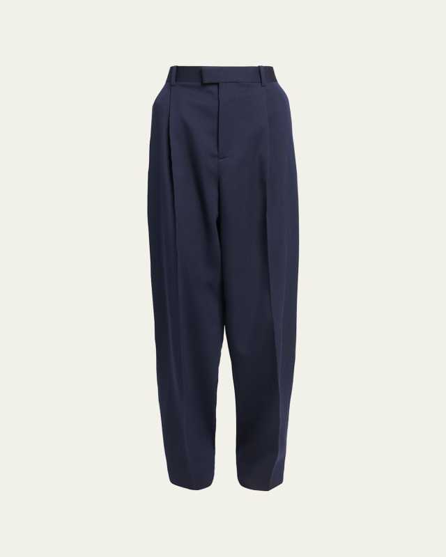 Sartorial Grain de Poudre Straight Leg Trousers