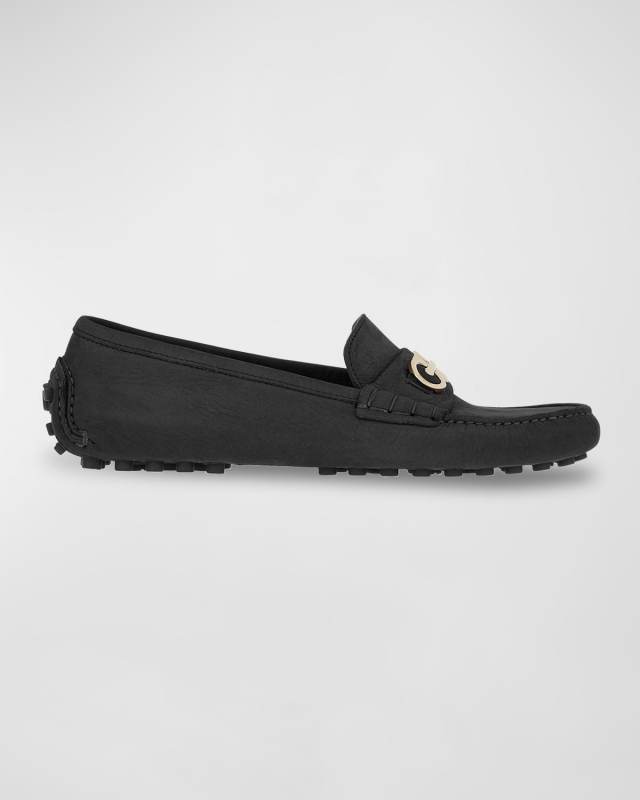 Odilia Calfskin Bit Driver Loafers