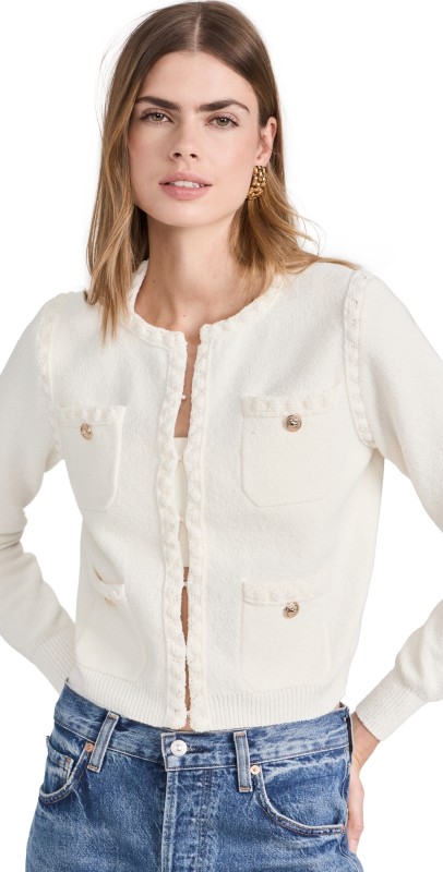 Line & Dot Corey Sweater Ivory