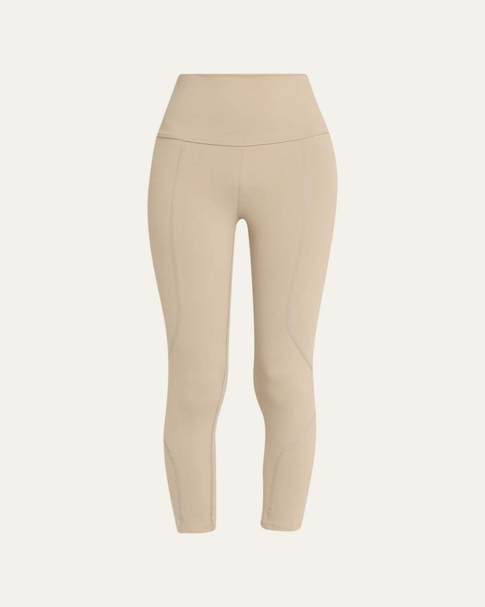 Geometric High-Waisted 7/8 Leggings