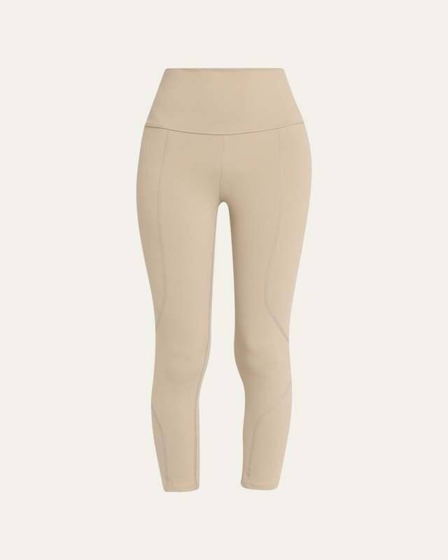 Geometric High-Waisted 7/8 Leggings