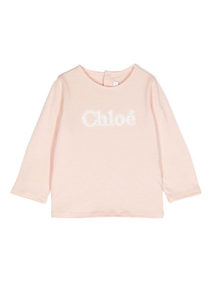 logo-embroidered cotton T-shirt