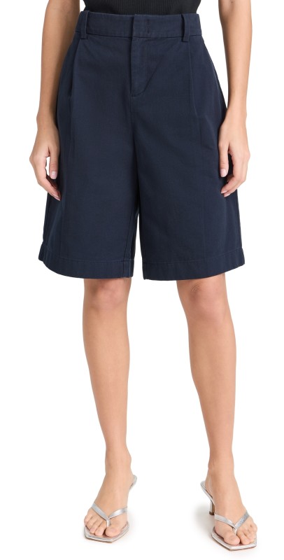 Vince Washed Cotton Shorts Cocoon