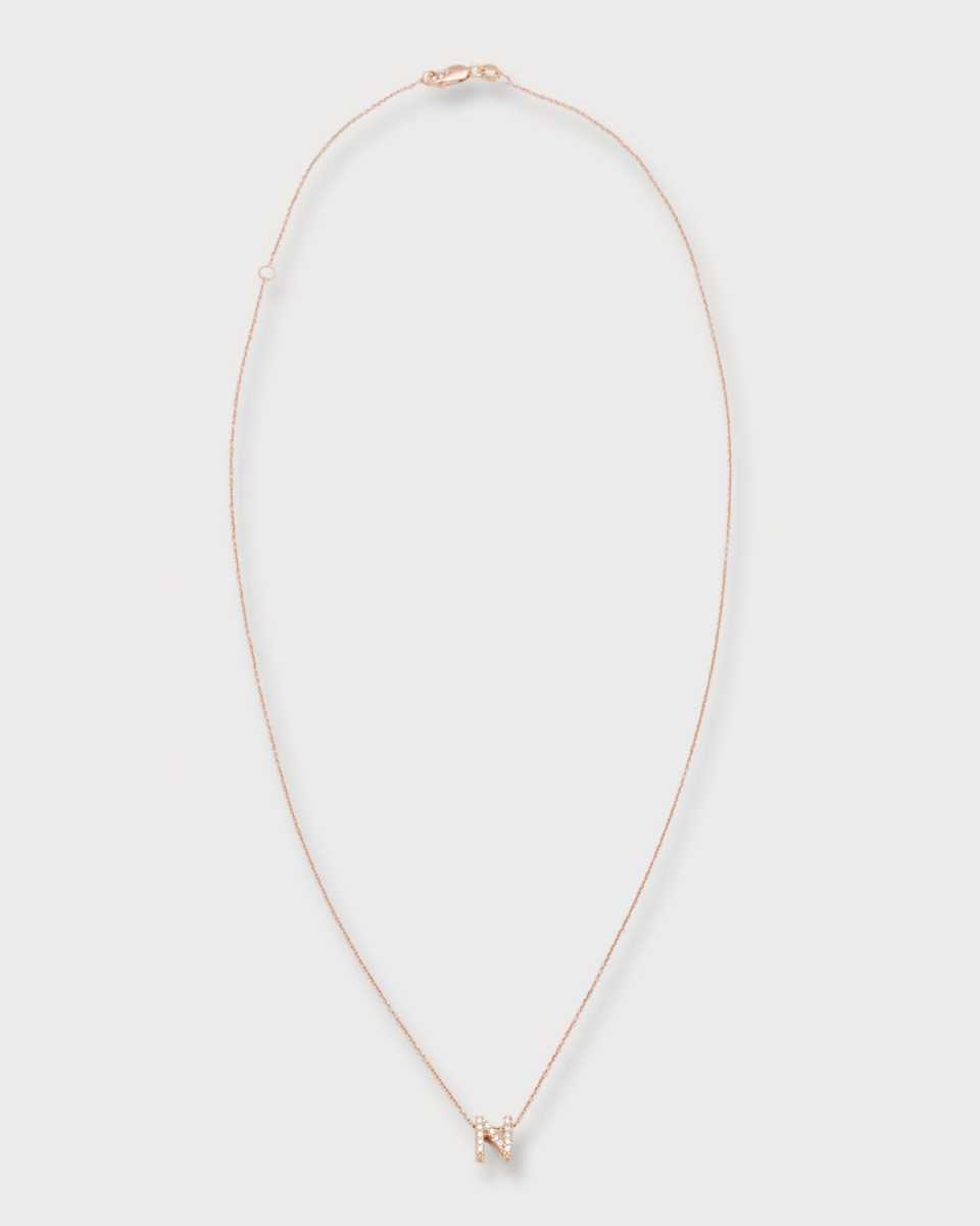 Diamond Love Letter Necklace