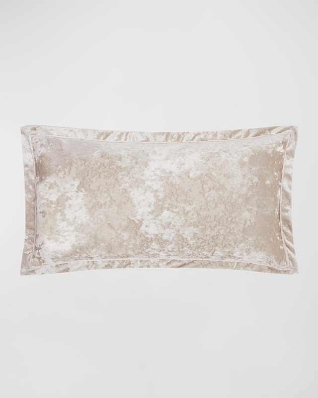 Melange Velvet Bolster Pillow