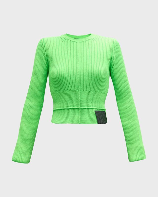 Femme Crewneck Rib Sweater
