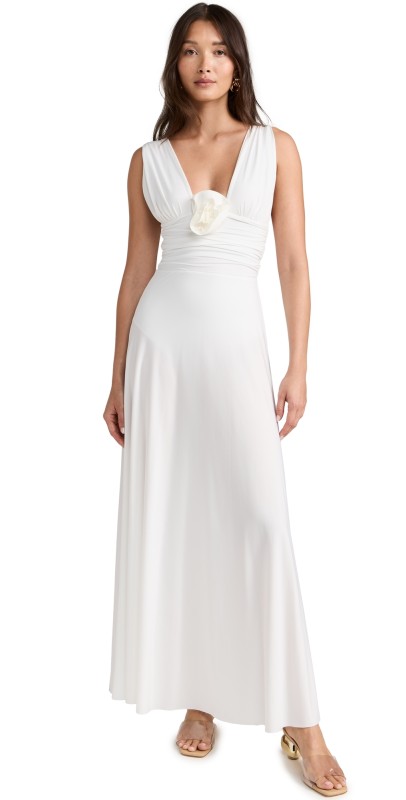 Maygel Coronel Orinoco Dress Off White