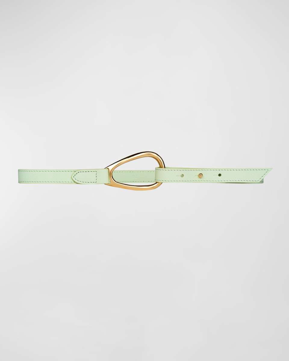 L'Adorable Small Pebbled Leather Belt