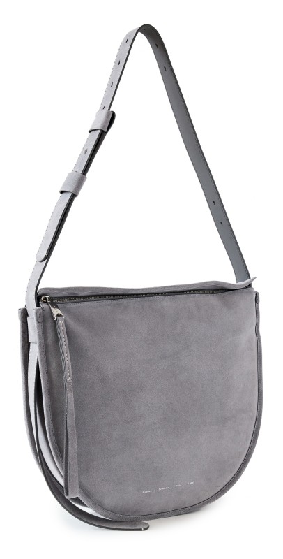 Proenza Schouler White Label Baxter Leather Bag Steel