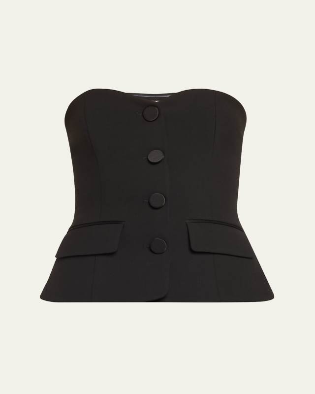 Arlette Fitted Bustier Top