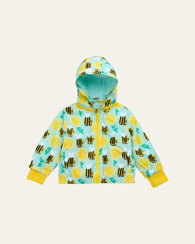 Girl's Sunflowers and Bees Jacket, Size 3M-36M
