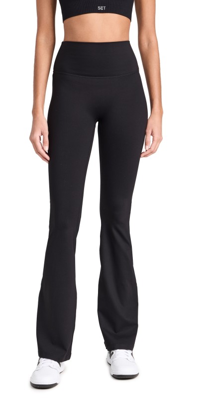 SET Sportbody Flare Leggings Onyx