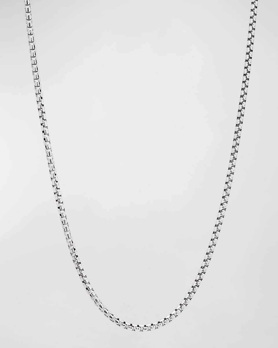 Delos Sterling Silver Chain Necklace, 1.5mm