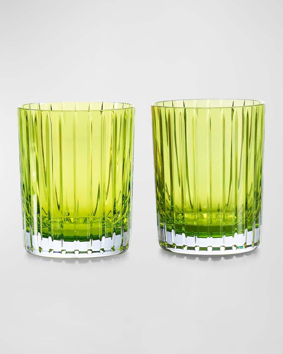 Harmonie Colored Double Old-Fashioned Tumblers, Set of 2