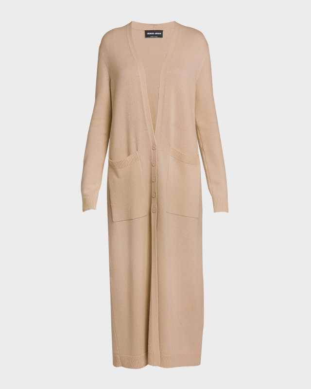 Cashmere Maxi Cardigan
